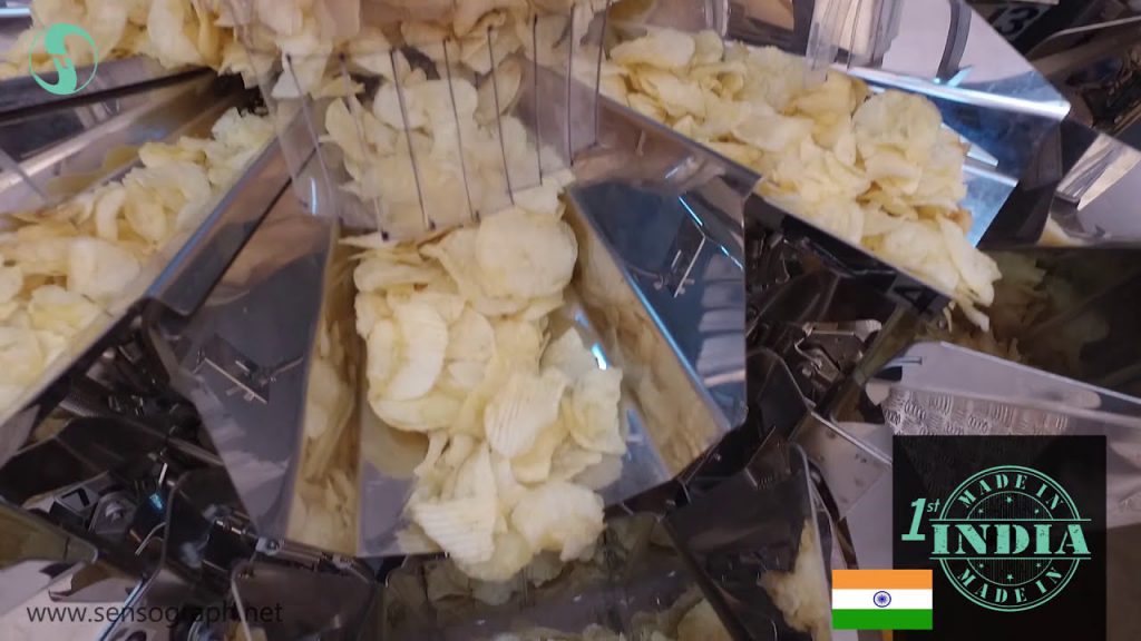 Efficient Food Packaging Machine for Potato Wafers: Sensograph Multihead Packaging Solution