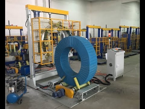 Coil Wrapping Machine for Steel Coils
