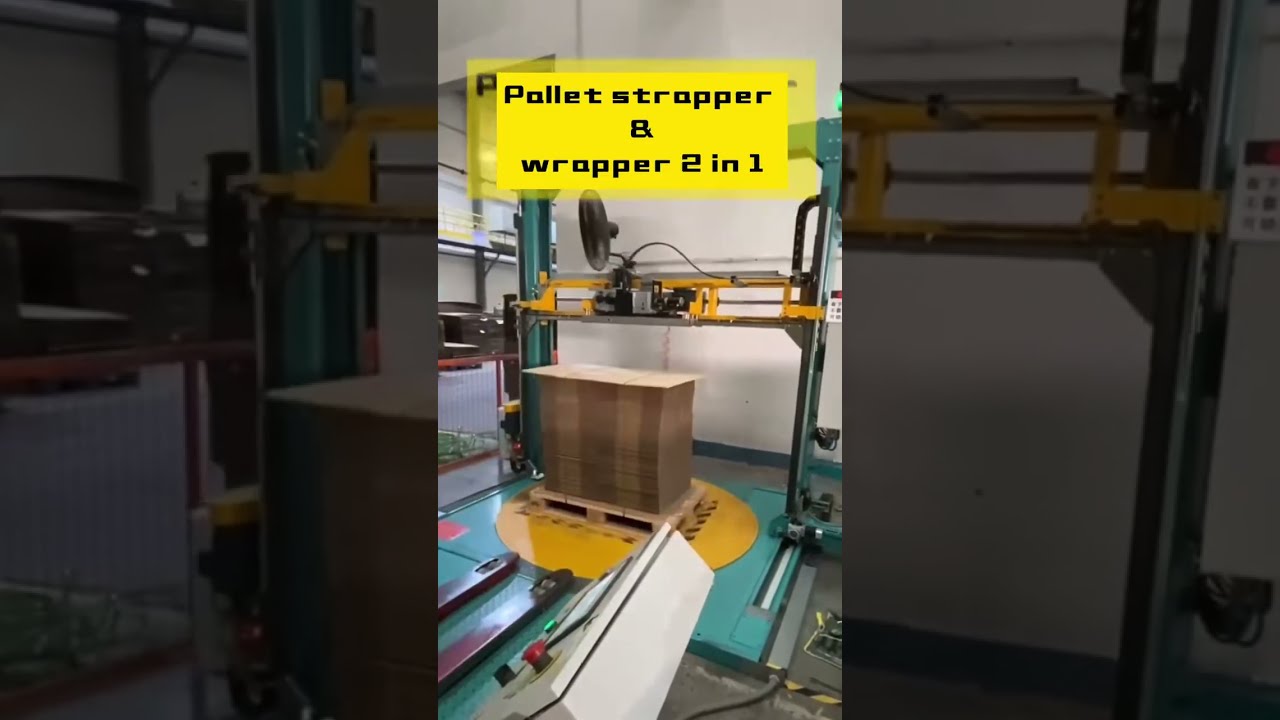 Efficient and Versatile Pallet Wrapping and Strapping Machine for ...