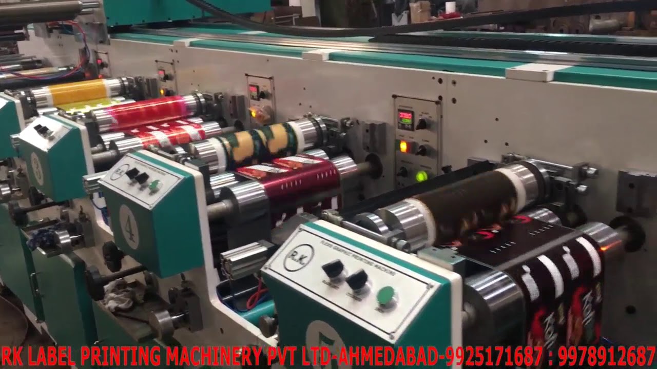 Enhance Label Printing Efficiency with 8 Color Flexo Machine - Bag ...