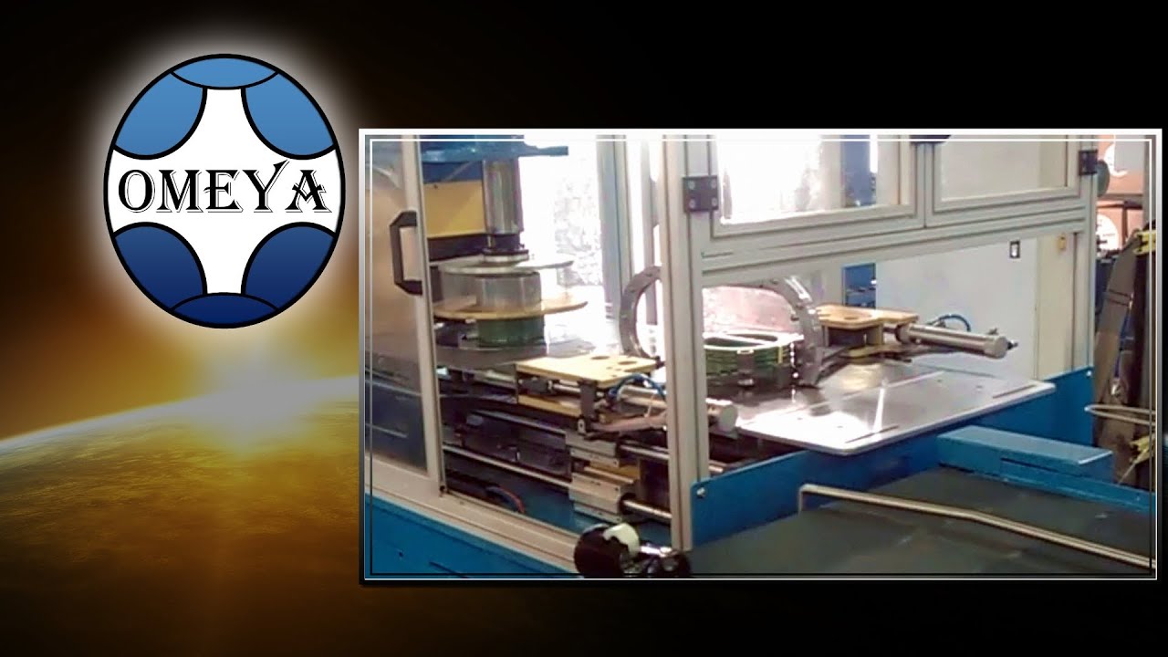 Line Packing Electrical Efficient Automatic Packing Line for Cable: Coiling, Strapping, and ...