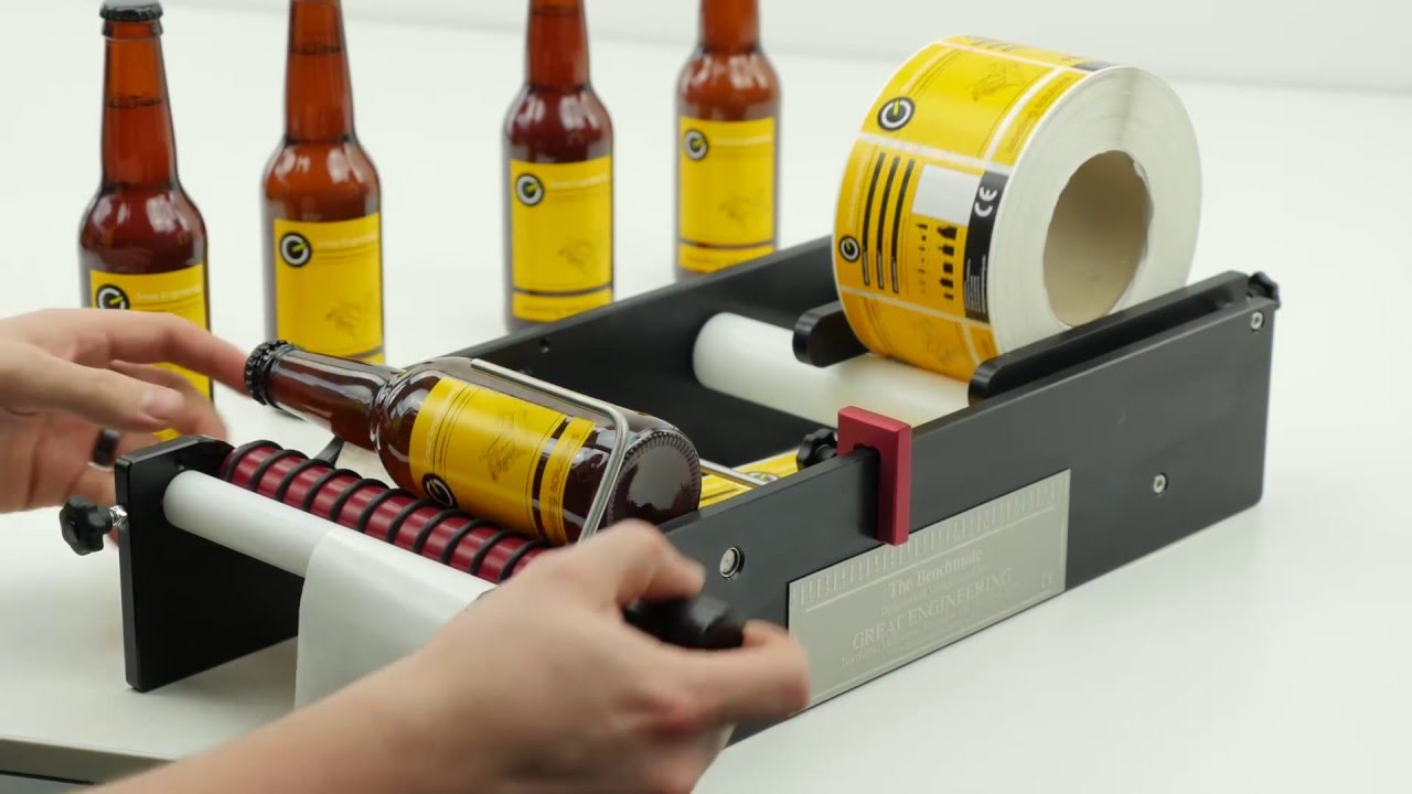 Efficient Beer Bottle Labeling with the BenchMATE Labeler - Bag packing ...