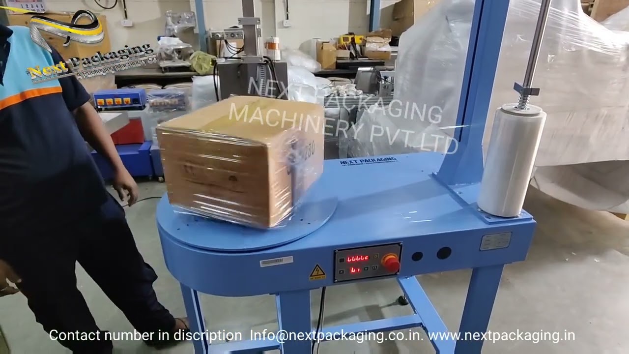 Efficient Stretch Wrapping Machines for LDPE Roll & Box Packaging in