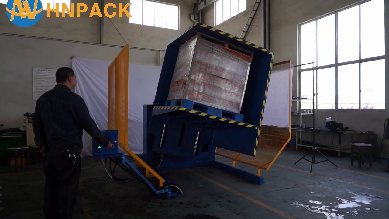 Hydraulic Pallet Inverter for Bag and Carton Product Handling - Bag ...